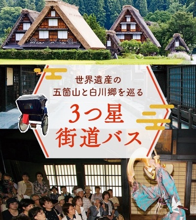 【One day bus tour】Kanazawa Sta.～Gokayama / Shirakawa-go / Takayama