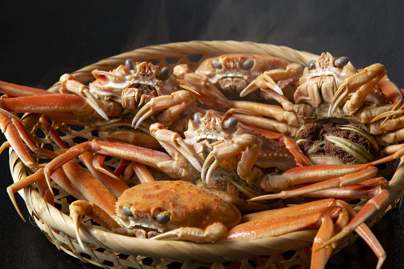 Freshly boiled Kobako crab