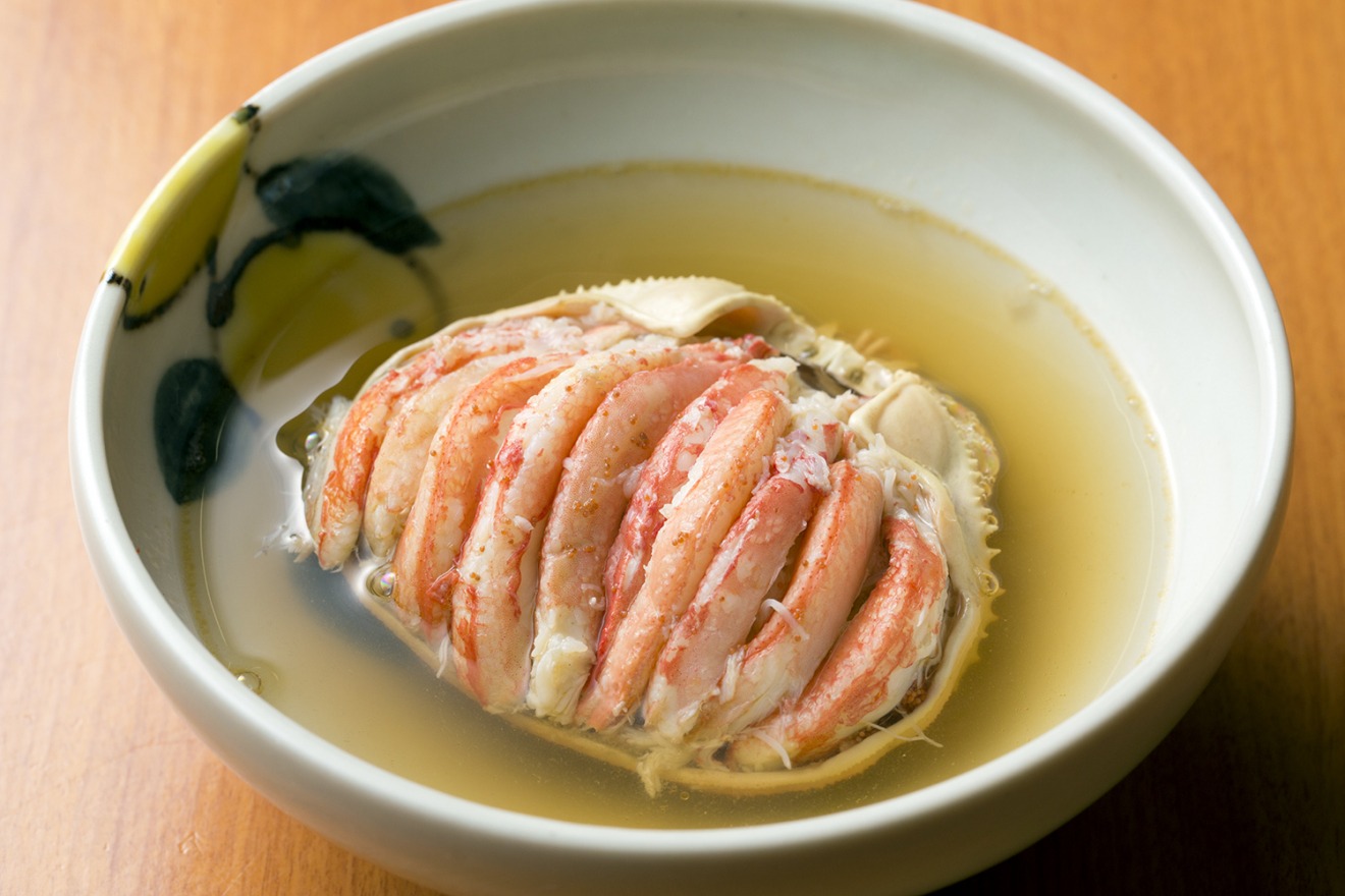 "Kanimen," a classic Kanazawa-style oden featuring crab