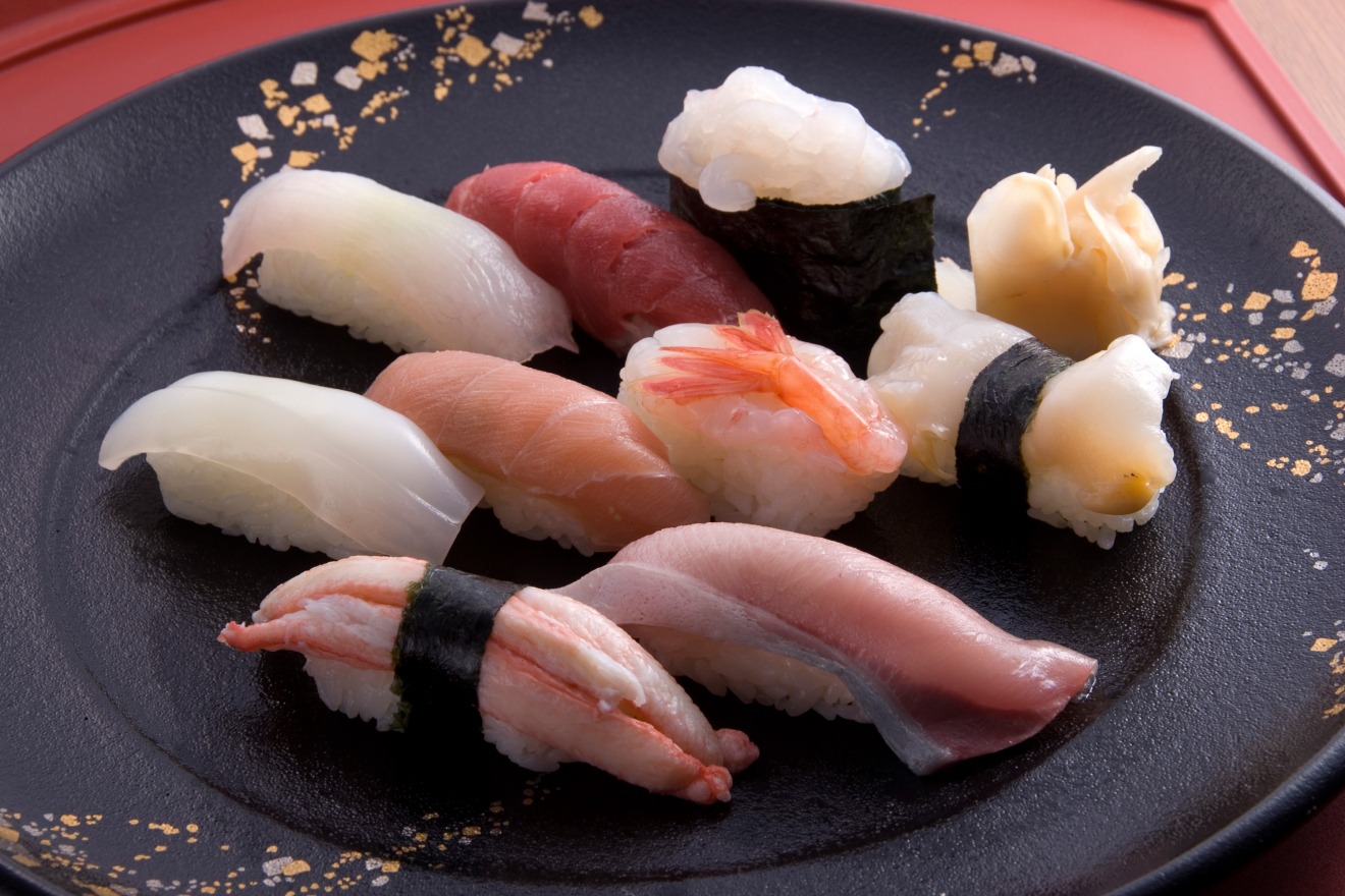 You can even enjoy winter sushi flavors