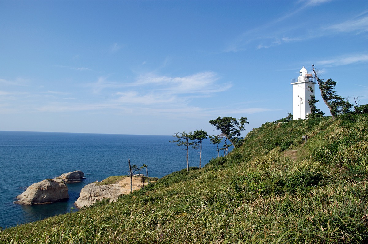 Kasa Point, a popular power spot, Kaga City