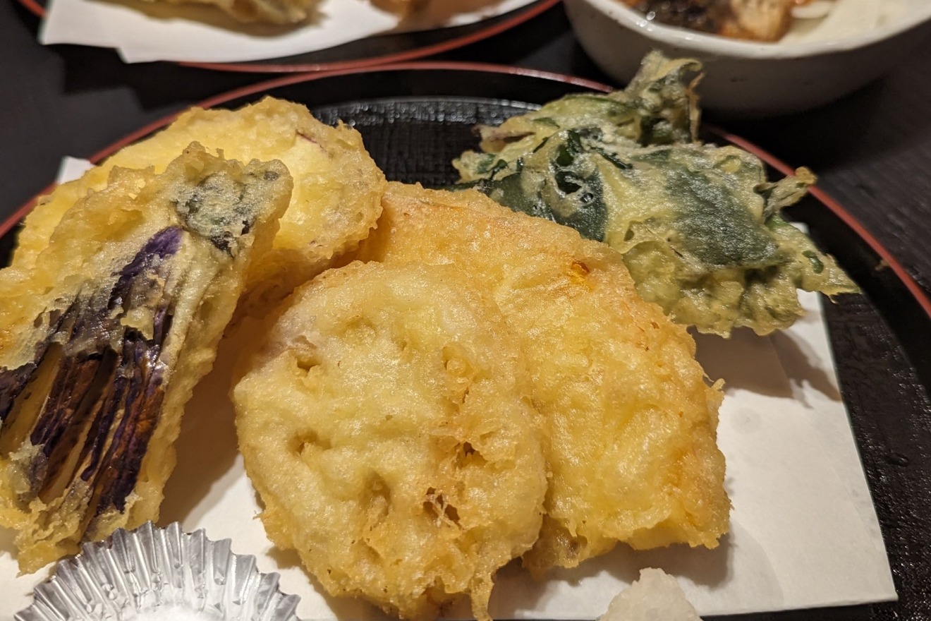 Tempura of Kaga vegetable