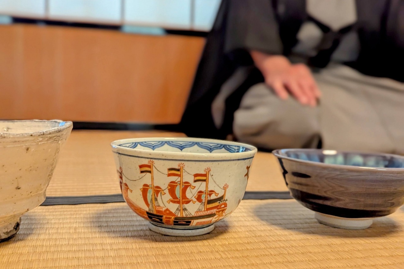 Baizan Nakamura “Namban Ship” Colored Painting