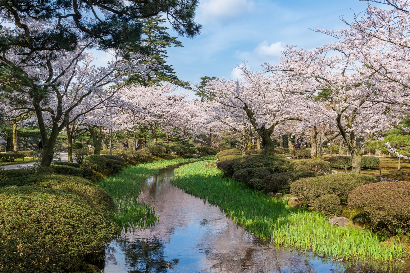 Kenrokuen (spring)