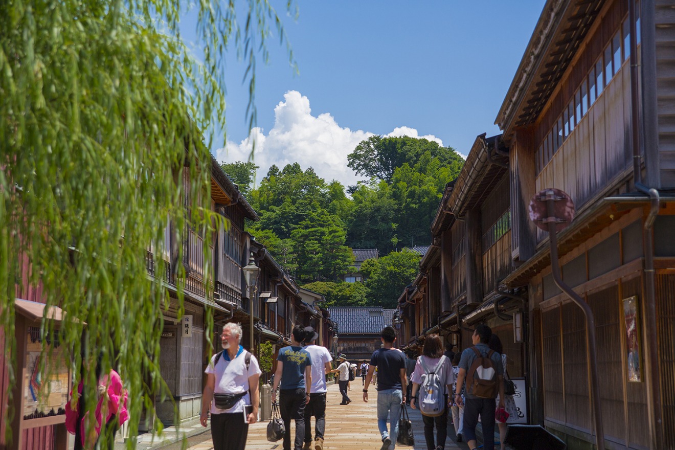 It's bustling with tourists during the day