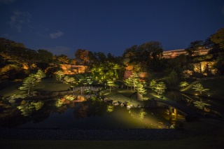 Kanazawa Castle and Gyokuseninmaru Garden: Nighttime Illuminations