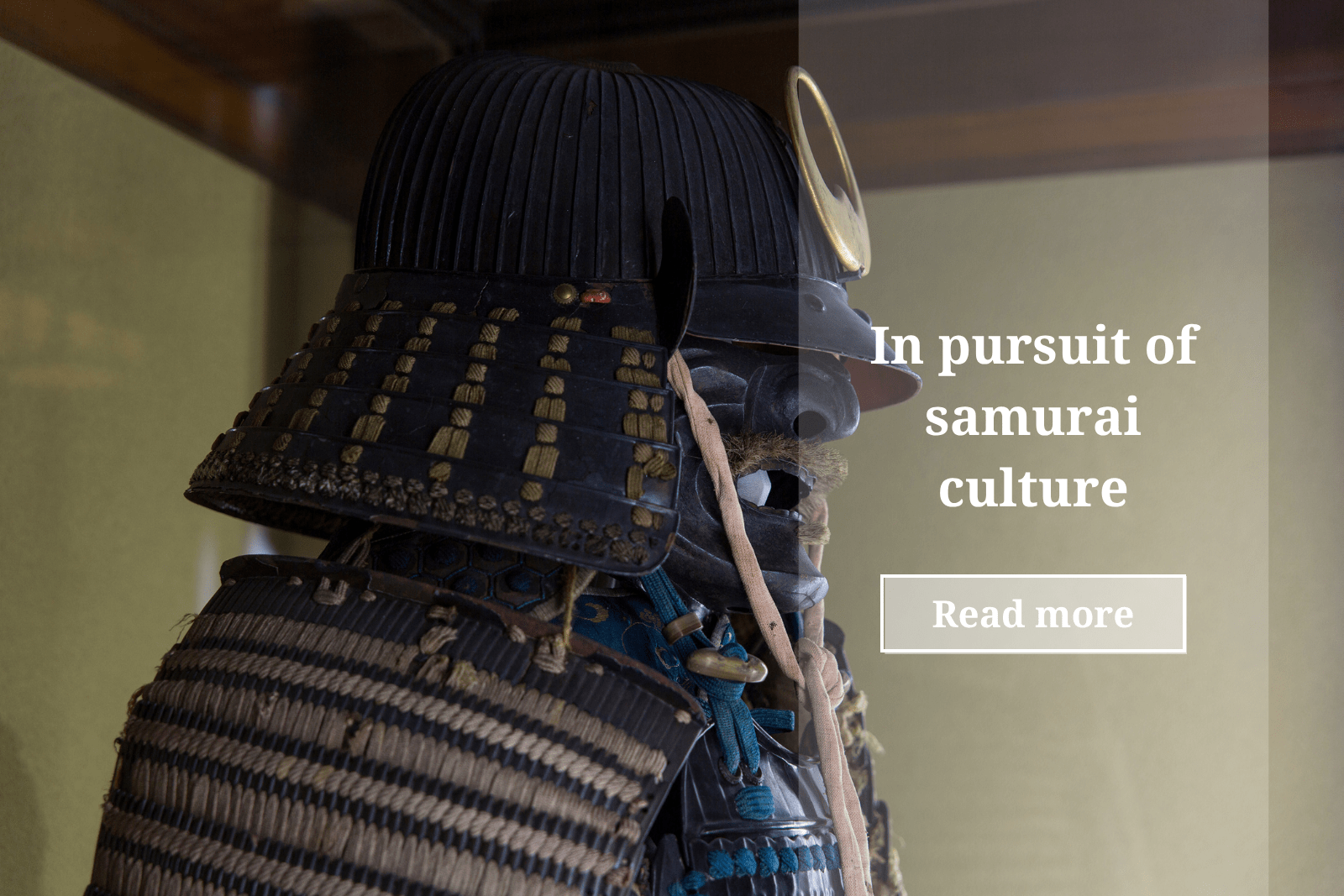 In pursuit of samurai culture