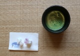 Maccha tea and Japanese sweat