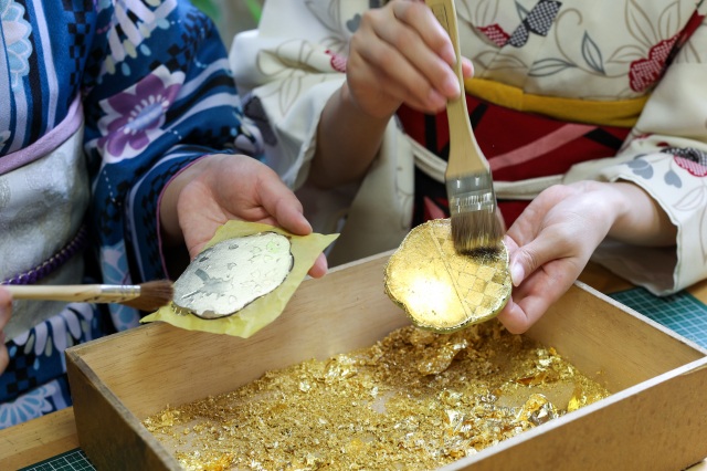 【Higashi Chaya District】～Goldleaf Workshop～ Design it yourself. Anyone can participate.