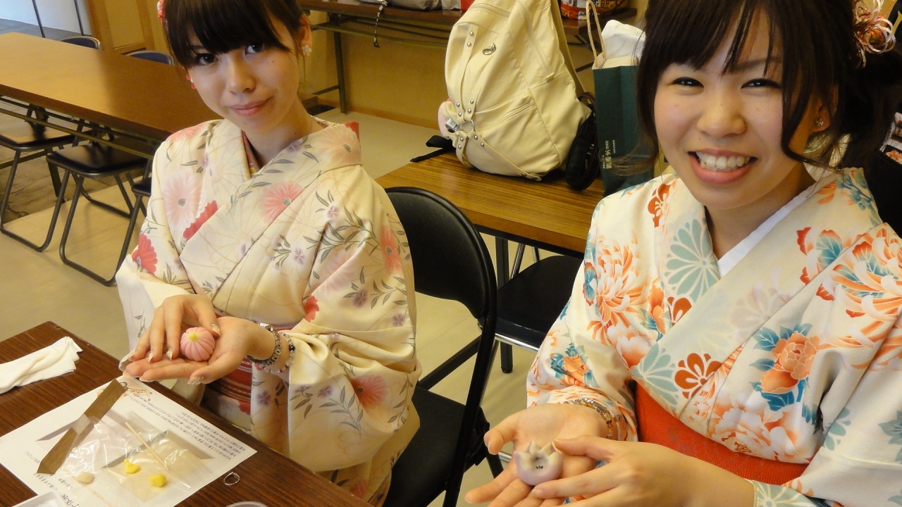 Experience making authentic Japanese confectionery just a …