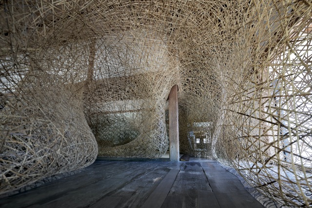 Tanabe Chikuunsai IV, "Wormhole", 2021. Photo: Katano Masahiro