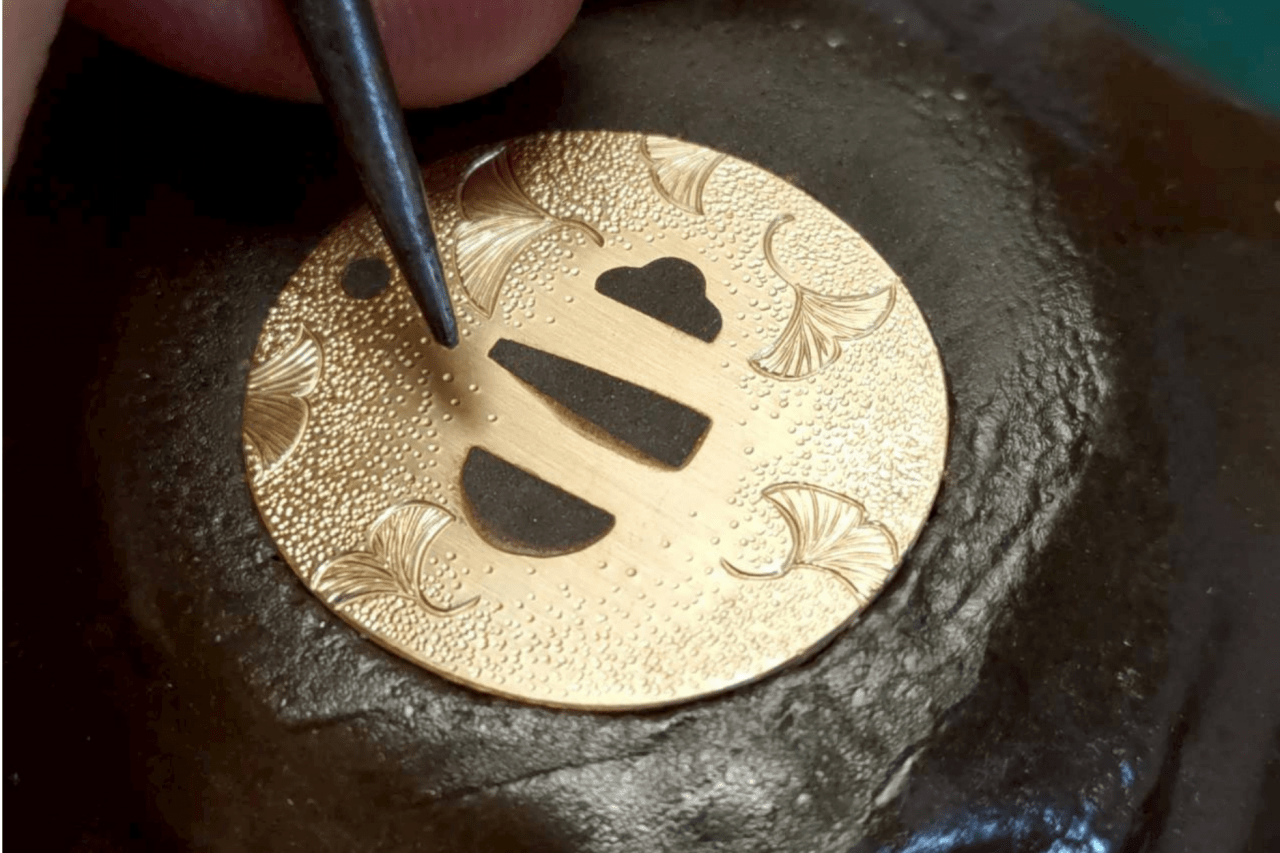 Samurai Philosophy: Mini Tsuba Engraving for a Japanese Sw…