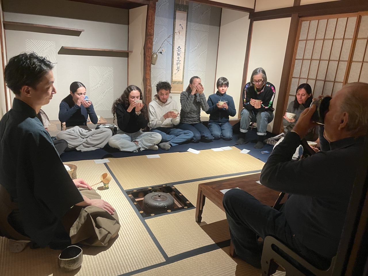 Early-Morning Private Tea Ceremony in a Historic Nishi Cha…