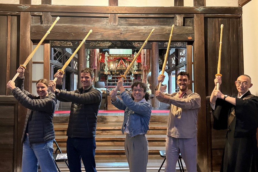 Feel the spirit of the samurai at a temple in Kanazawa. [M…