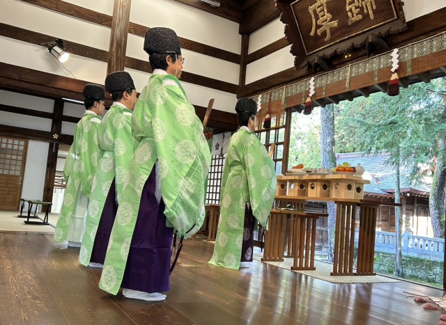 monthly ritual at the hall of worship