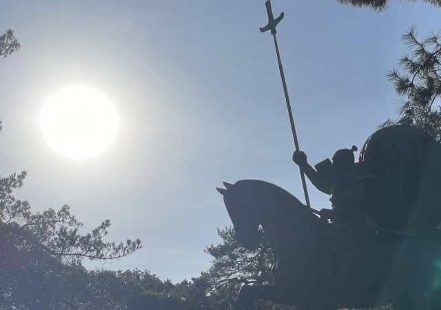 statue of Maeda Toshiie