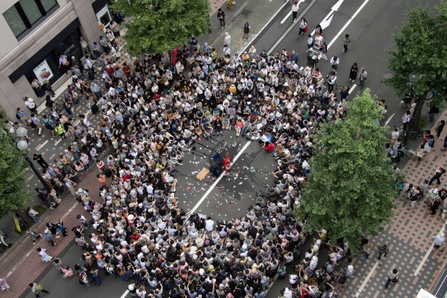 Gilyak Amagasaki, Sapporo Performance, August, 2018  photo: UEMURA Yoshihiro
