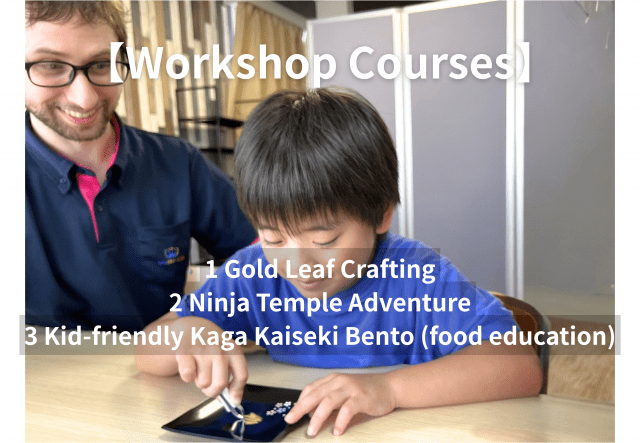 Hands-on gold leaf crafting experiences in partnership with local artisans