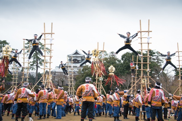 【suspension】 Ceremonia de Año Nuevo del Cuerpo de Bomberos de Kanazawa