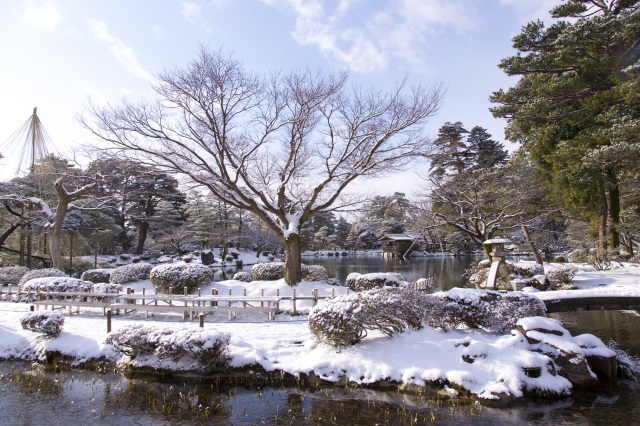 Entrée gratuite du jardin Kenrokuen pour la fin d'année/nouvelle année