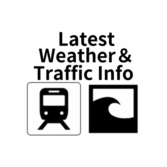 Latest weather & traffic info